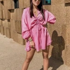 Zara pink dress